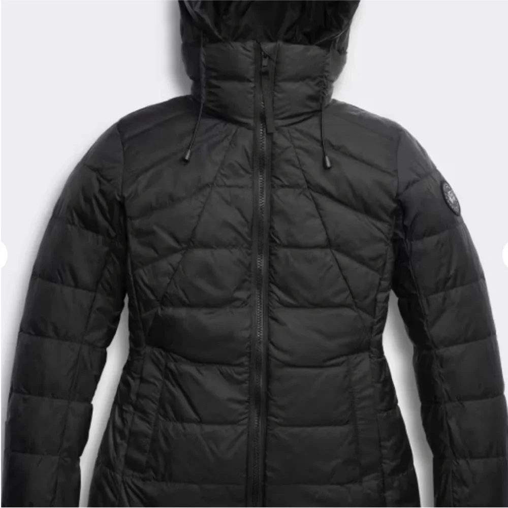 Canada Goose Women’s Abbott  Black Jacket- XL - Picture 3 of 4